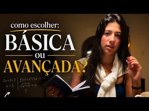 Volto no matemática básica ou foco nos assuntos que mais caem na minha prova?